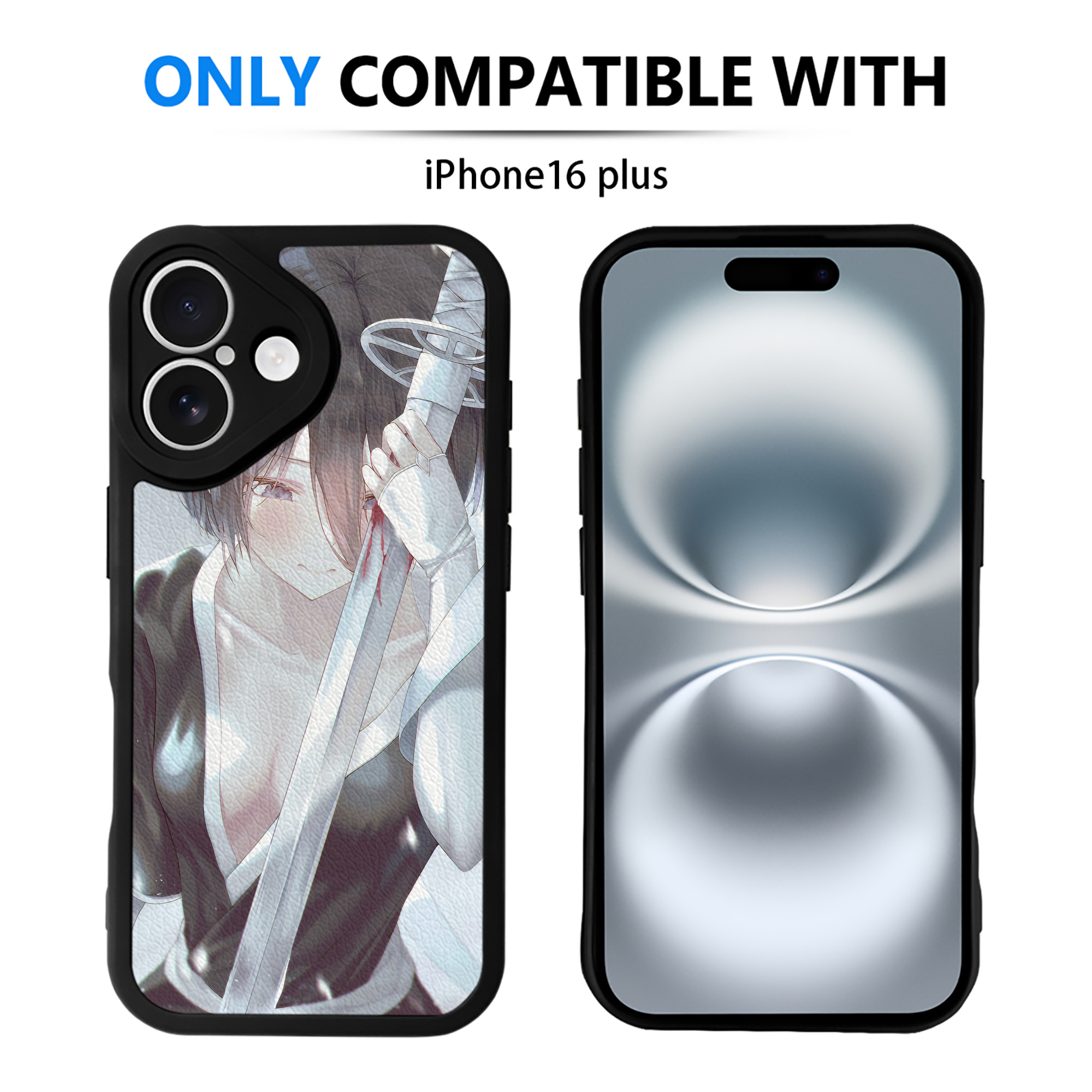 （画像用） ブリーチ BLEACH 【iPhone 16シリーズ対応】シリコンスマホケース（レザー調） 材質：シリコン